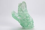 Gemmy, Mint-Green Halite Crystal Cluster - Rudna Mine, Poland #206047-1